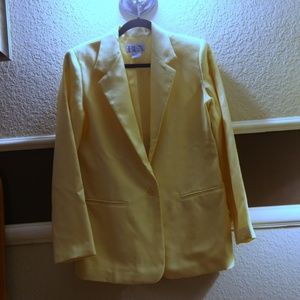 unique yellow blazer